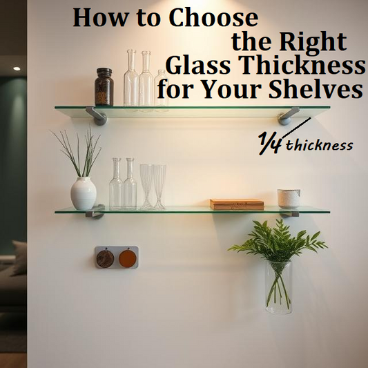 How to Choose the Right Glass Thickness for Your Shelves